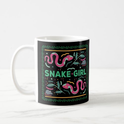 SNAKE GIRL _ GIRLS LITTLE CUTE HOBBY COFFEE MUG