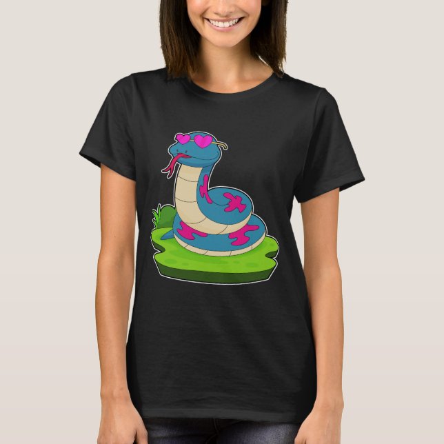 Snake Glasses T-Shirt (Front)