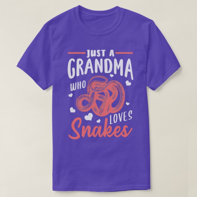 Snake Grandma Gift  T-Shirt (Design Front)