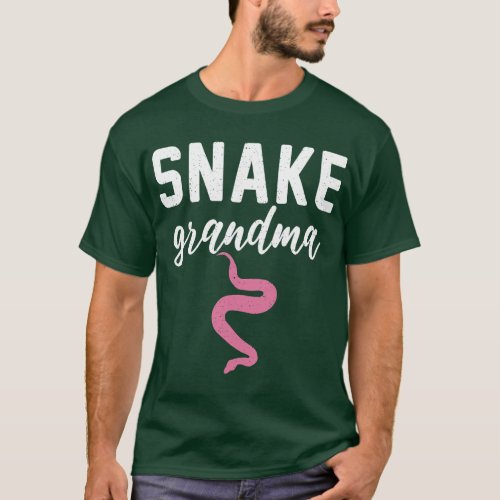 Snake Grandma Snake Lover Grandmother  retro T_Shirt