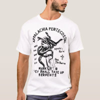 Snake Handling Church T Shirt Weird Occult 
