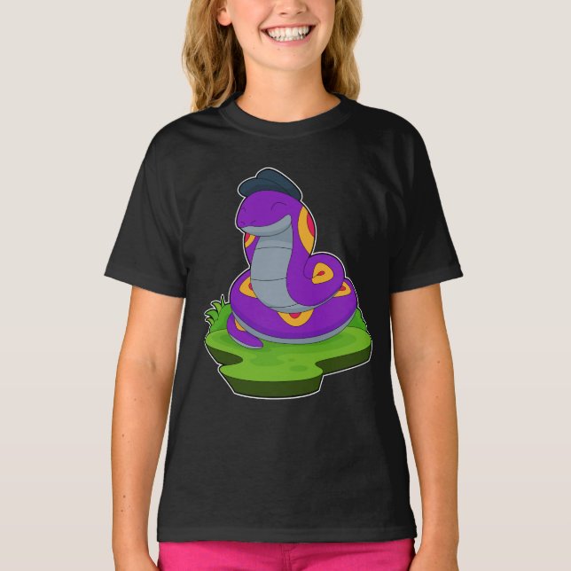Snake Hat T-Shirt (Front)