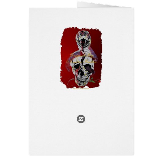 Snake Head Card (Back)