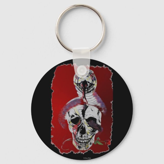 Snake Head Keychain (Front)