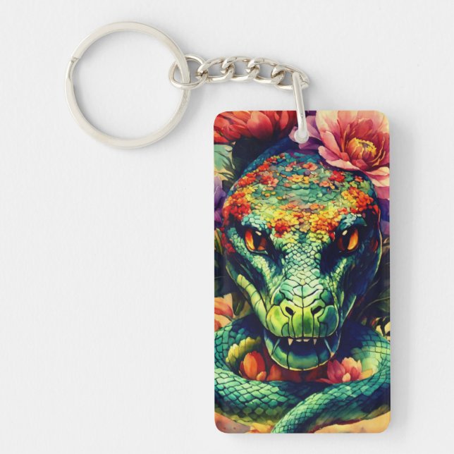 Snake head  keychain (Front)