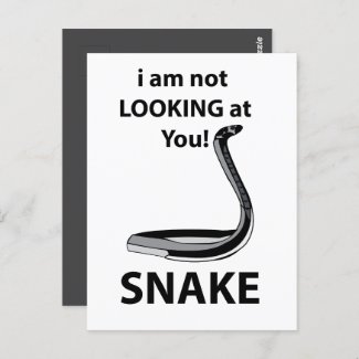 Snake I am Not Looking At You Funny Snake