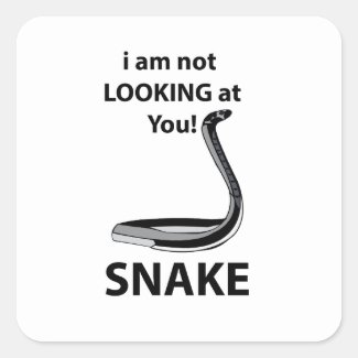 Snake I am Not Looking At You Funny Snake
