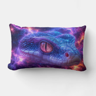 SNAKE IN SPACE LUMBAR PILLOW