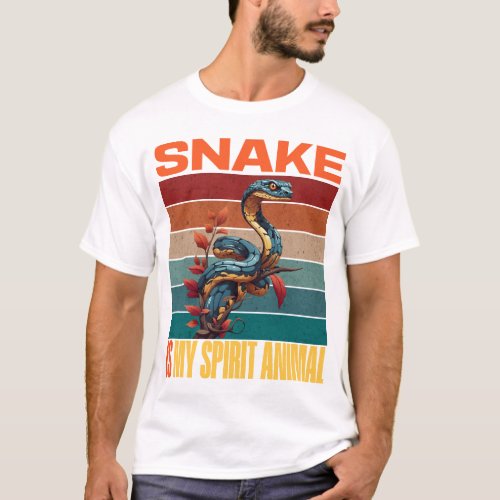 Snake Is My Spirit Animal Snake Unisex T_Shirt
