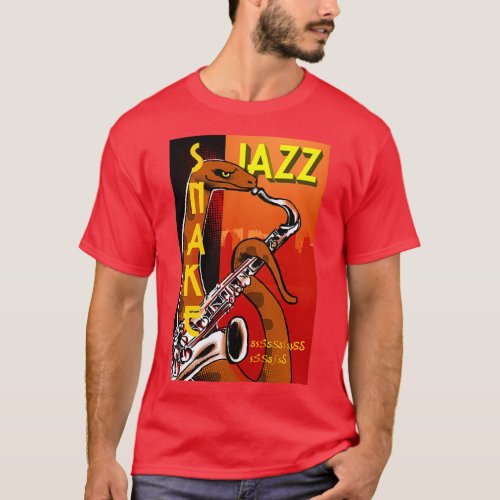 Snake Jazz Vintage T_Shirt
