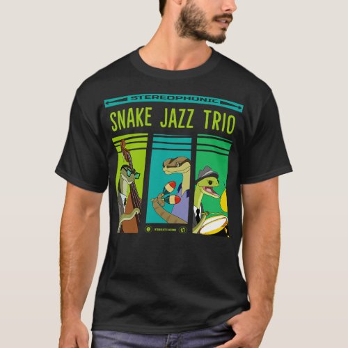 Snake Jazz vinyl T_Shirt