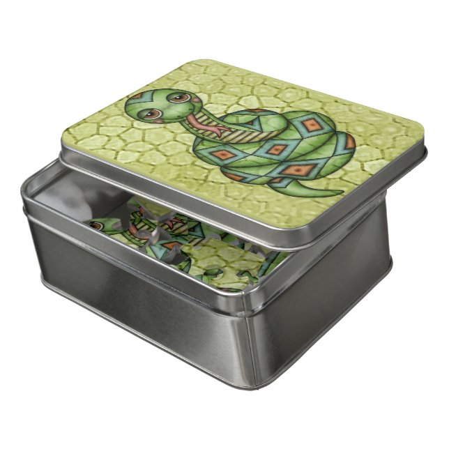 Snake Jigsaw Puzzle (Lid Open)