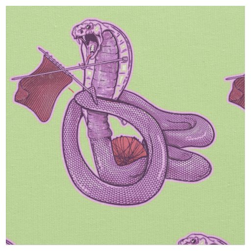 Snake Knitting Fabric