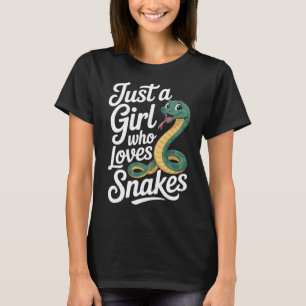 Snake Lover Shirt for Herp Girls and Reptile Fans