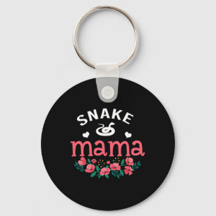 Snake Mama Gifts Womens Mom Cute Snake Pet Lover C Keychain