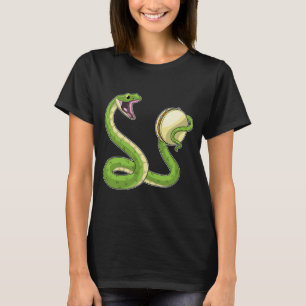 Snake Musician Tambourine Music T-Shirt
