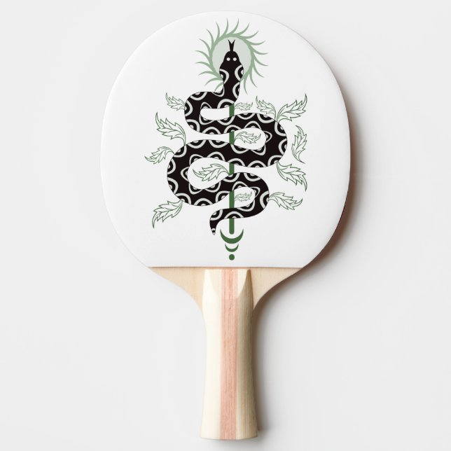 Snake Oasis Ping Pong Paddle (Front)