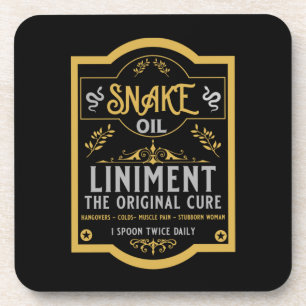 Snake oil Hangover Cure Beverage Coaster