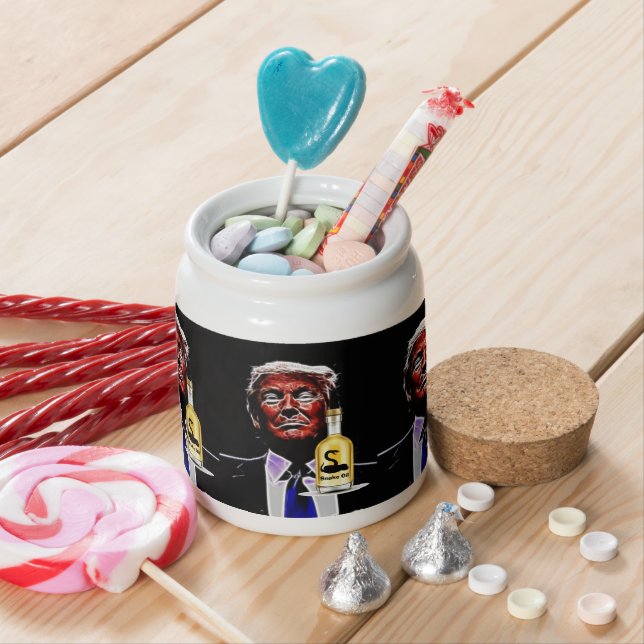 Snake Oil Salesman Candy Jar (In Situ)