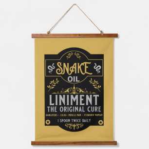 Snake oil salesman funny gifts for sales people   hanging tapestry