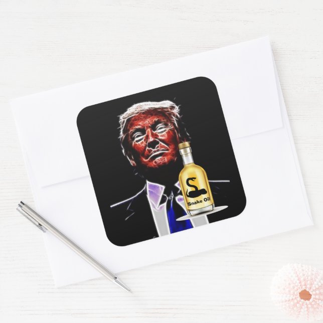 Snake Oil Salesman Sticker (Envelope)