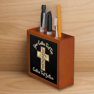 Snake on Cross Desk Organizer
