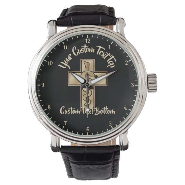Snake on Cross Watch (Front)