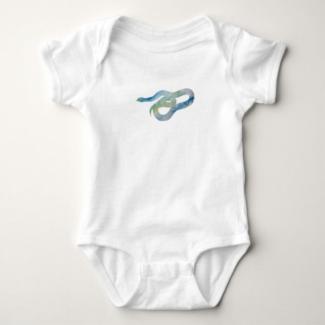 Snake Painting Baby Bodysuit (Front)