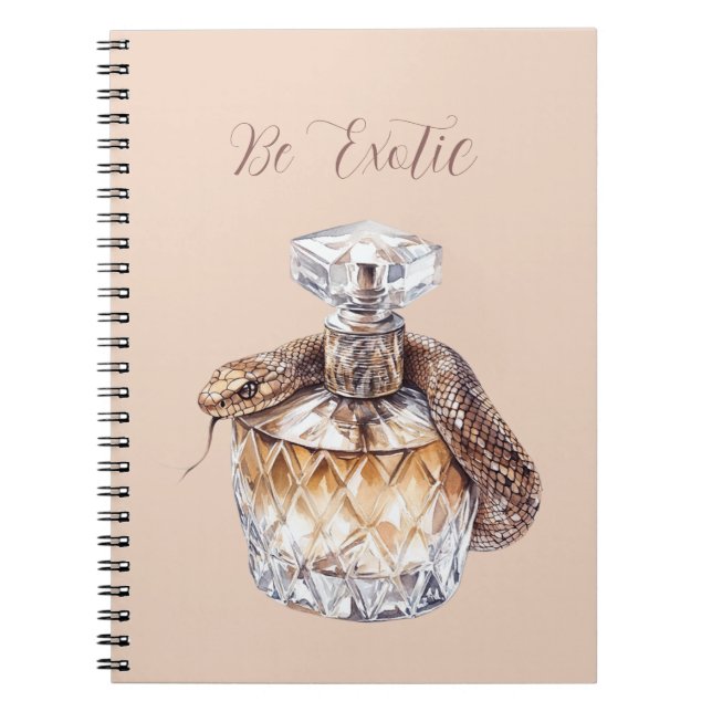 Snake Perfume Bottle Notebook (Front)