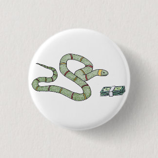snake pinback button