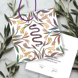 Snake Plant Astrology Tarot Occult CUSTOM HANG TAG