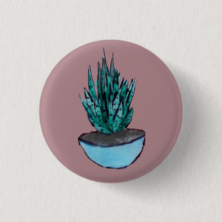 Snake Plant Pinback Button
