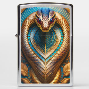 Snake Playing Card Zippo Lighter