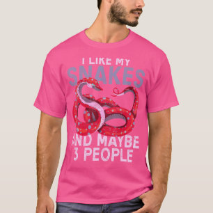 Snake Predator Animal Reptile Pet Owner Snake T-Shirt