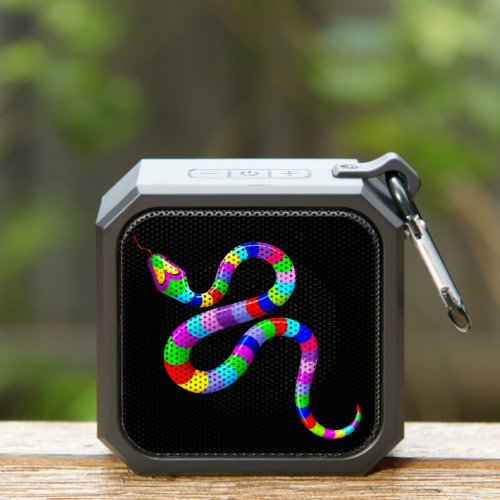 Snake Psychedelic Rainbow Colors Bluetooth Speaker
