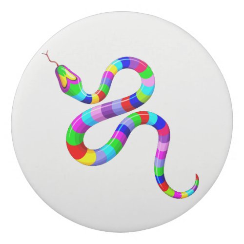 Snake Psychedelic Rainbow Colors Eraser