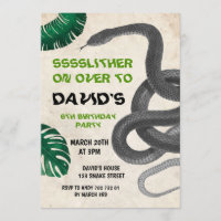 Snake Reptile Boy Birthday Party