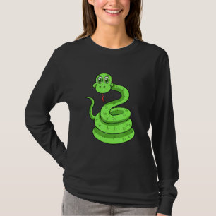 Snake Reptile Herpetologist Ophiologist Ophiology T-Shirt