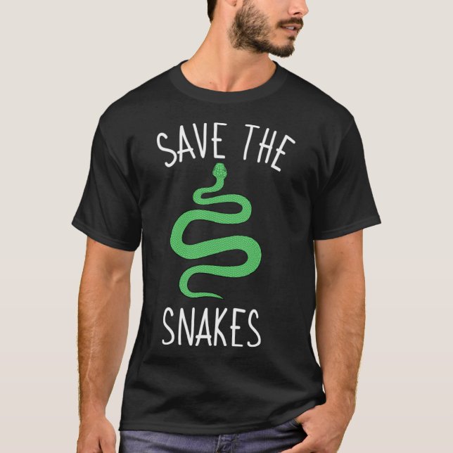 Snake Reptile  Herpetologist Ophiologist Ophiology T-Shirt (Front)