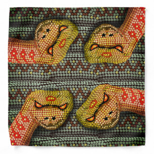 Snake, Reptile Scales green Bandana