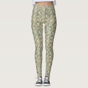Snake reptile skin leggings