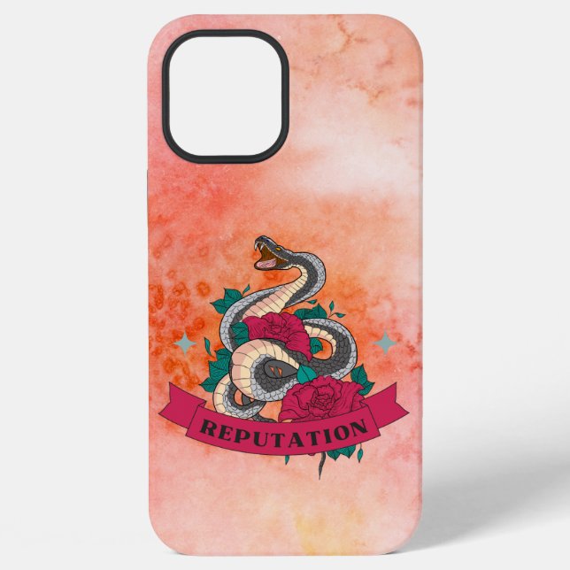 Snake Reputation In The World iPhone Case (Back)