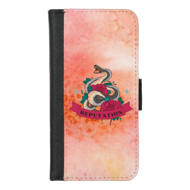 Snake Reputation In The World iPhone Wallet Case (Front)