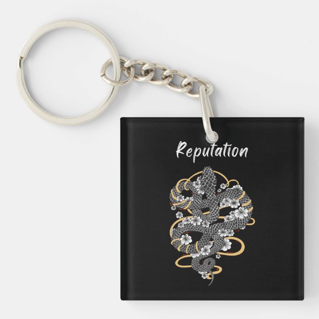 Snake Reputation In The World Keychain (Front)
