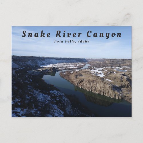 Snake River Canyon Twin Falls Idaho Postcard