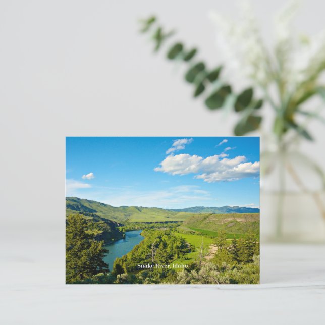 Snake River, Central Idaho, Postcard (Standing Front)