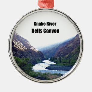Snake RIver, Hells Canyon Metal Ornament