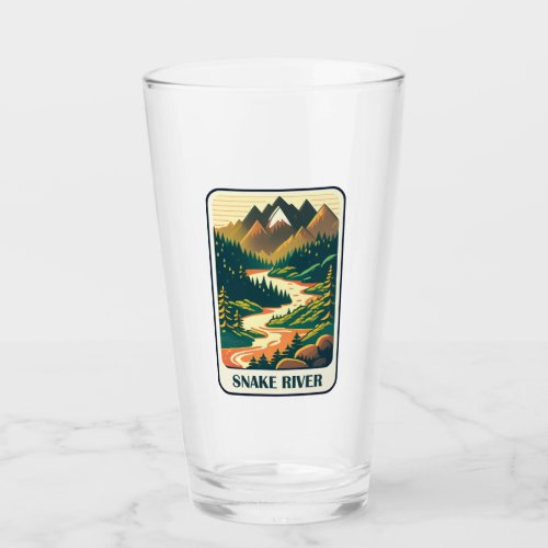 Snake River Idaho Colors Glass