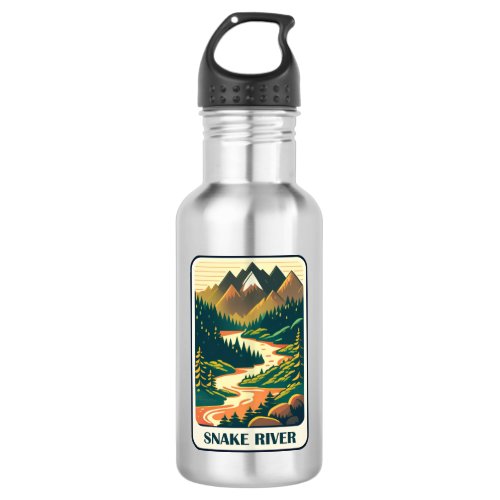 Snake River Idaho Colors Stainless Steel Water Bottle