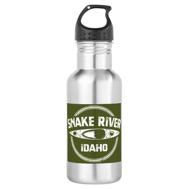 Snake River Idaho Stainless Steel Water Bottle (Front)